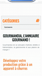 Mobile Screenshot of gourmandia.fr