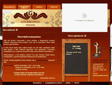 Tablet Screenshot of gourmandia.hu